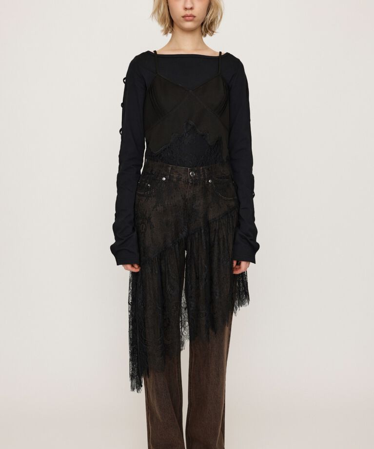SLY「LACE DOCKED SLIP ドレス」|キャミソール|
