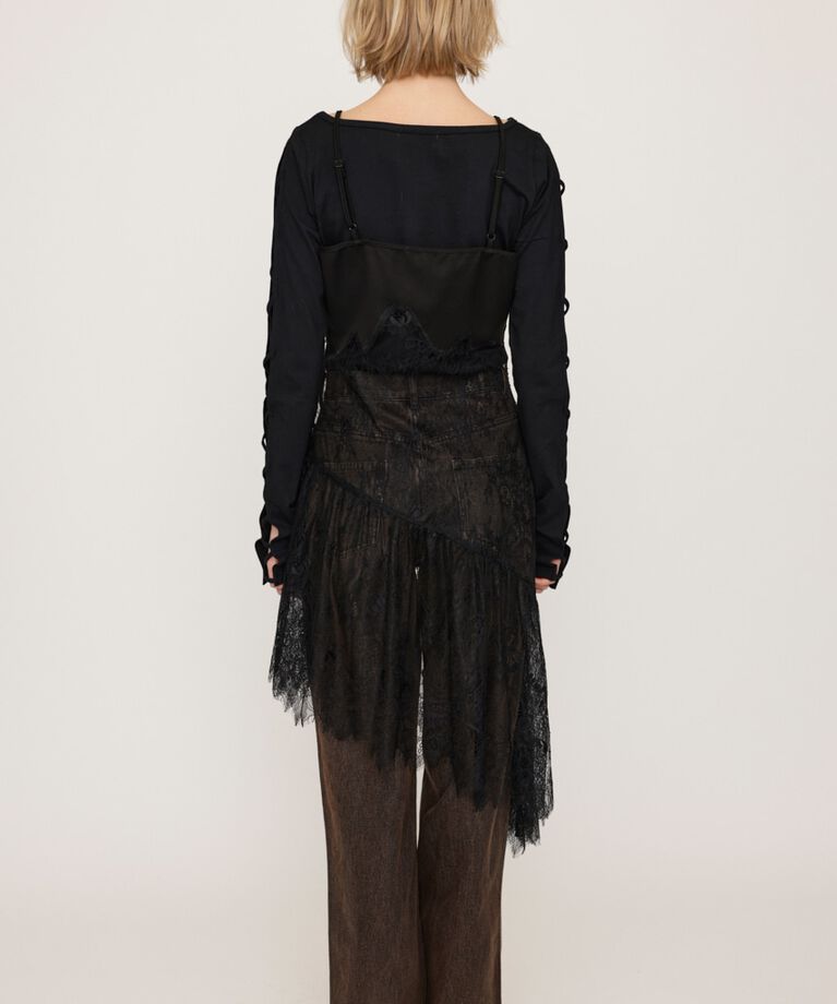 SLY「LACE DOCKED SLIP ドレス」|キャミソール|