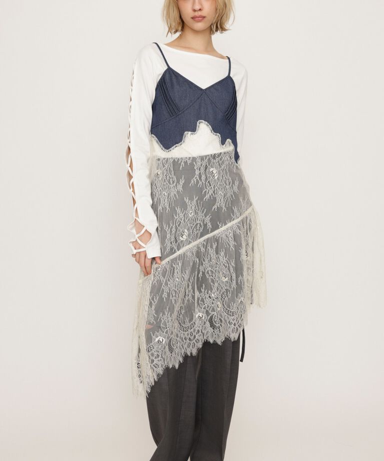 SLY「LACE DOCKED SLIP ドレス」|キャミソール|