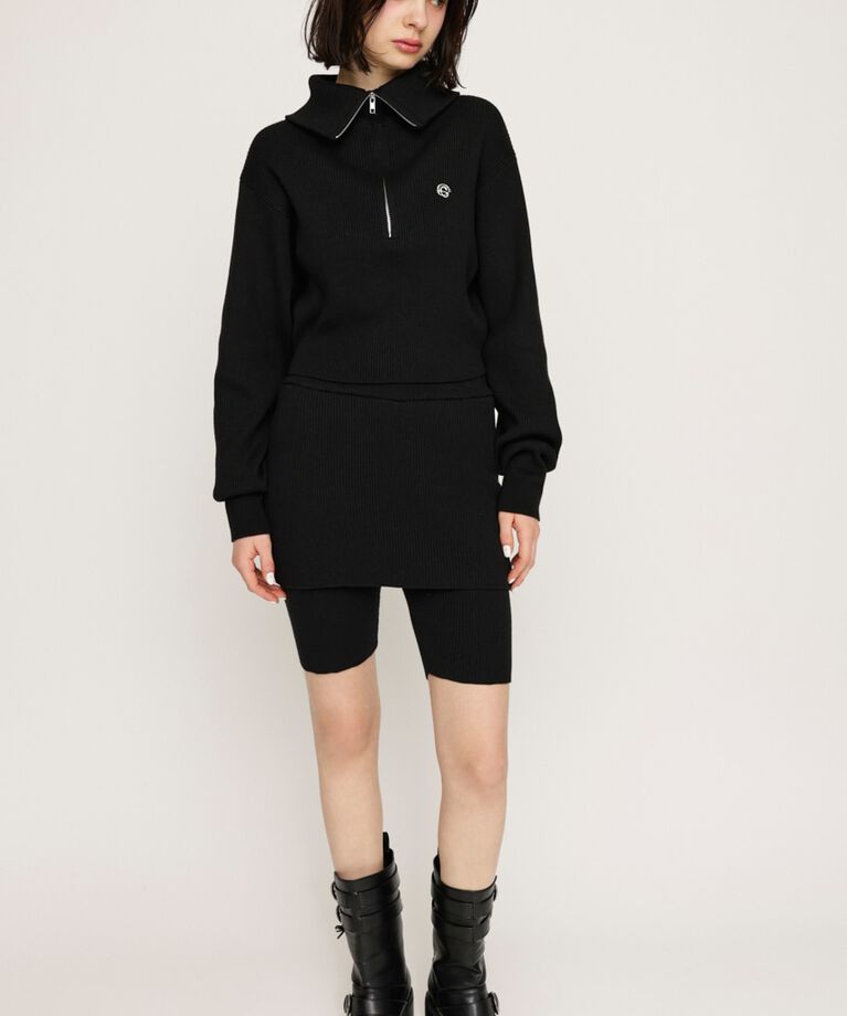 SLY「LAYERED KNIT ショートパンツ」|その他|