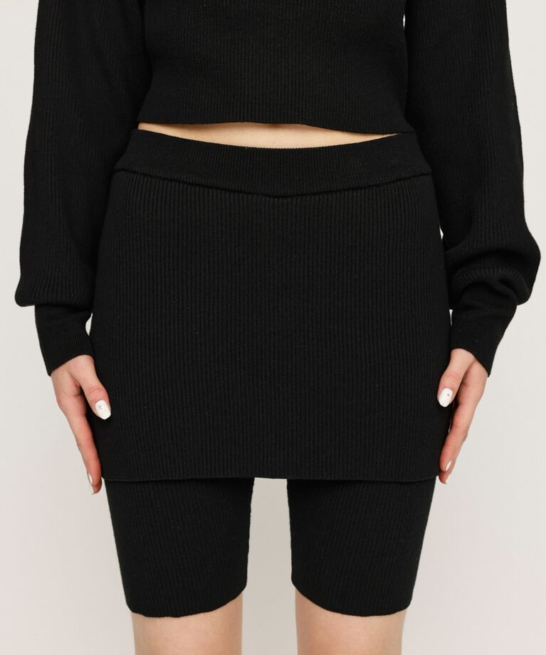 SLY「LAYERED KNIT ショートパンツ」|その他|