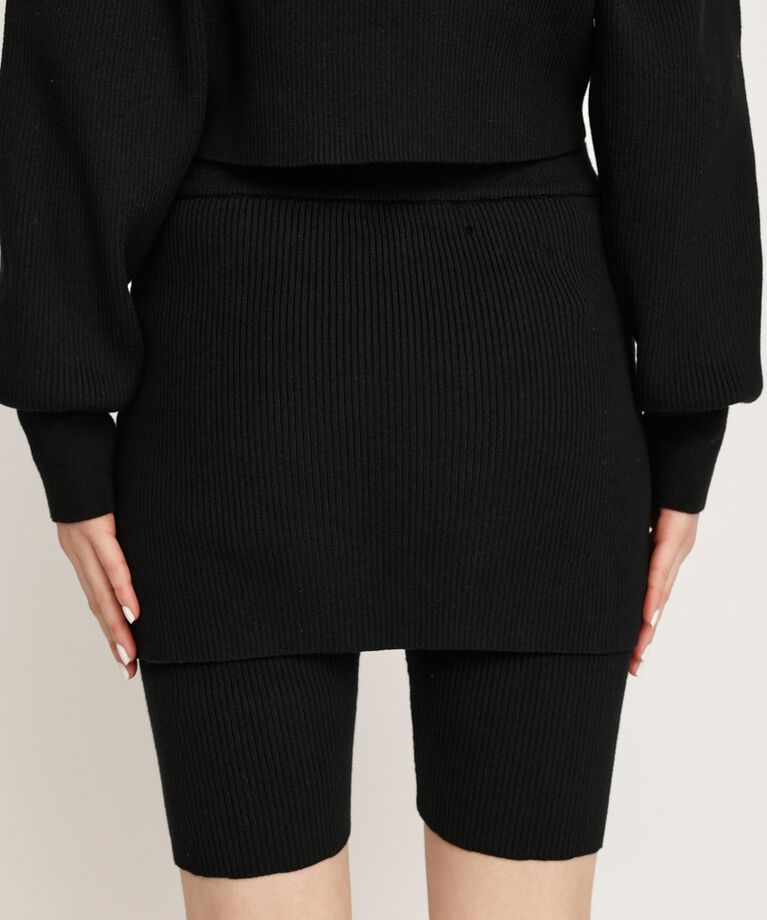 SLY「LAYERED KNIT ショートパンツ」|その他|