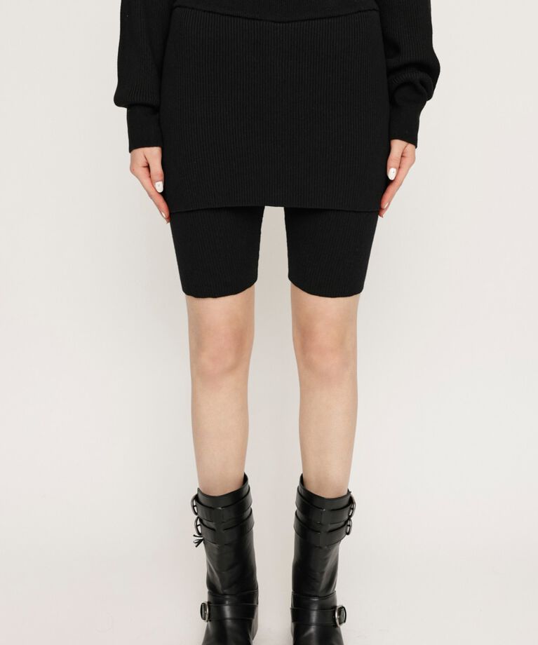 SLY「LAYERED KNIT ショートパンツ」|その他|