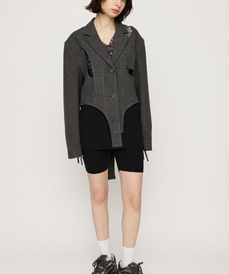 SLY「LAYERED KNIT ショートパンツ」|その他|