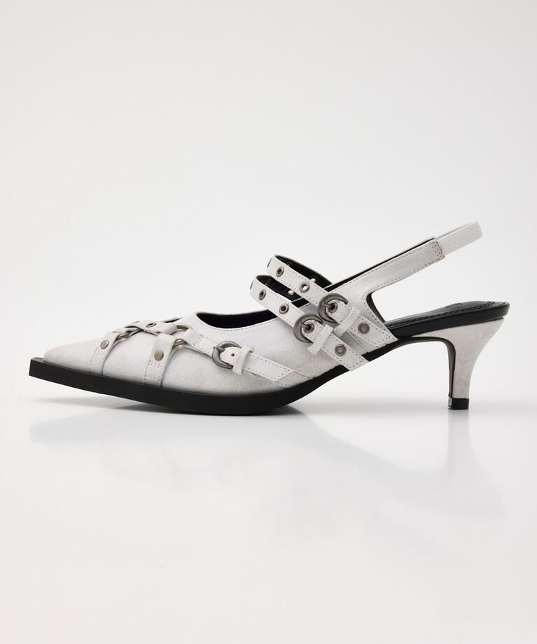 SLY「POINTED TOE BELT サンダル」|サンダル|