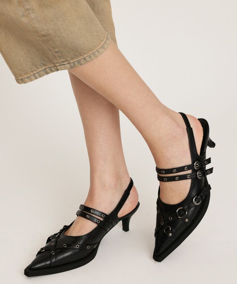 SLY「POINTED TOE BELT サンダル」|サンダル|