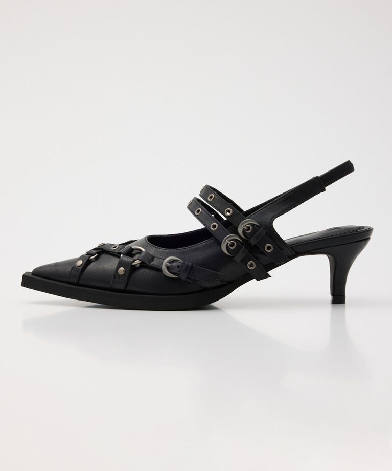 SLY「POINTED TOE BELT サンダル」|サンダル|