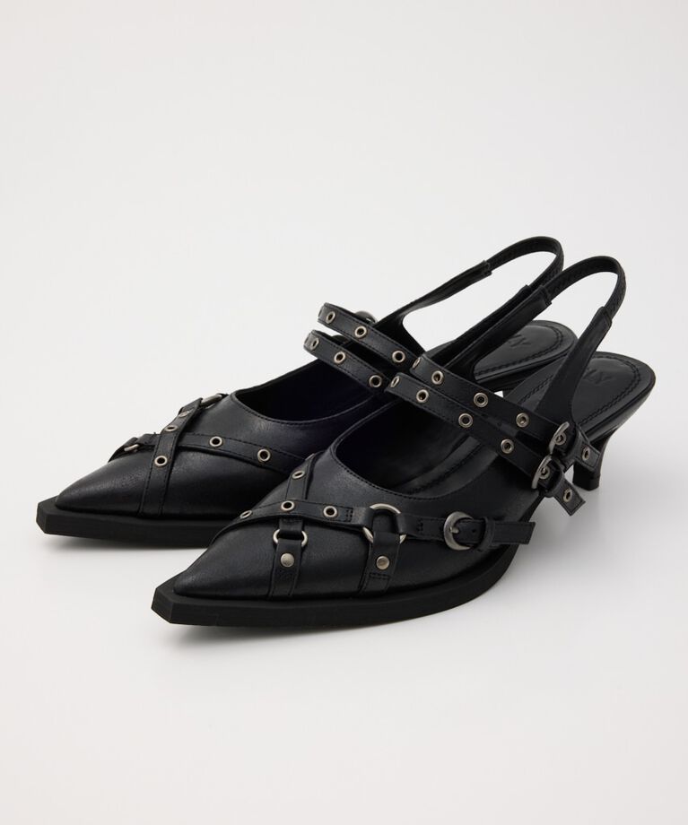 SLY「POINTED TOE BELT サンダル」|サンダル|