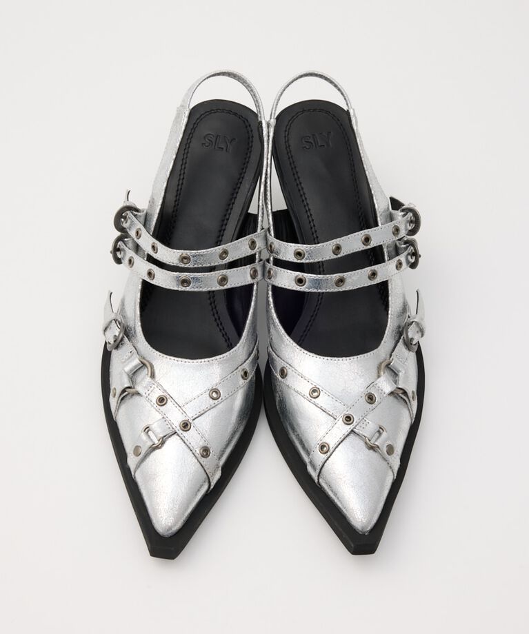 SLY「POINTED TOE BELT サンダル」|サンダル|