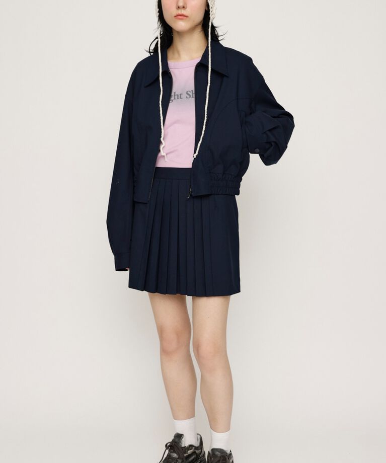 SLY「FRONT PLEATS ショートスカート」|スカート|