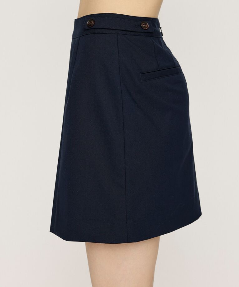 SLY「FRONT PLEATS ショートスカート」|スカート|
