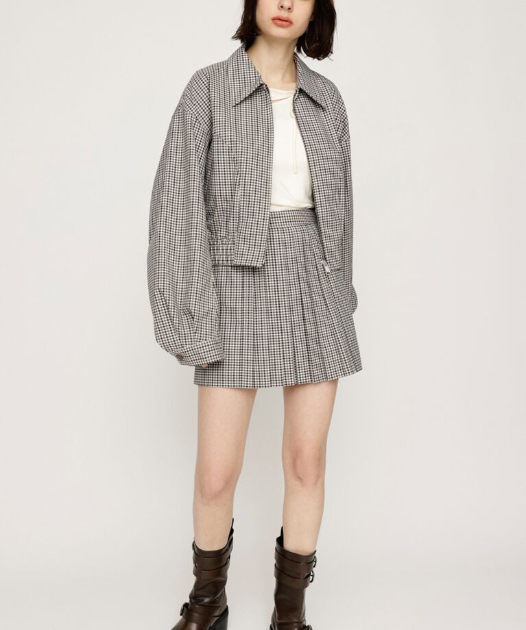 SLY「FRONT PLEATS ショートスカート」|スカート|