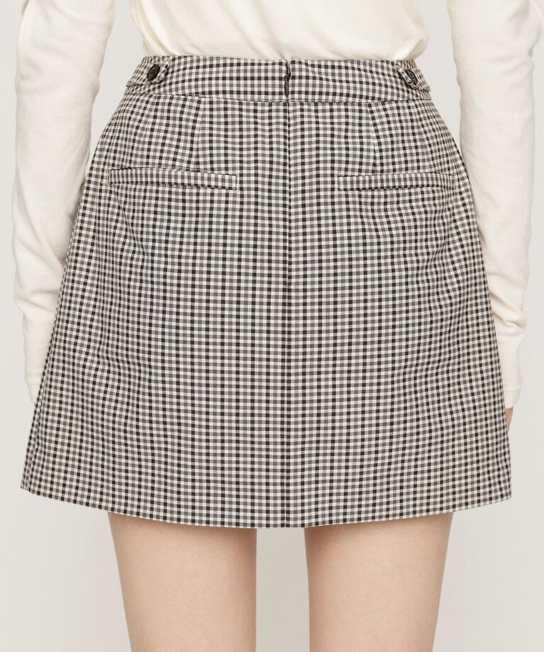 SLY「FRONT PLEATS ショートスカート」|スカート|