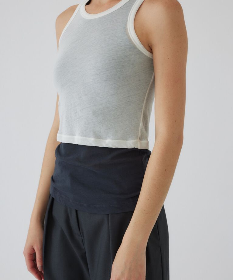 RIM.ARK 「Gauze tank」|タンクトップ|