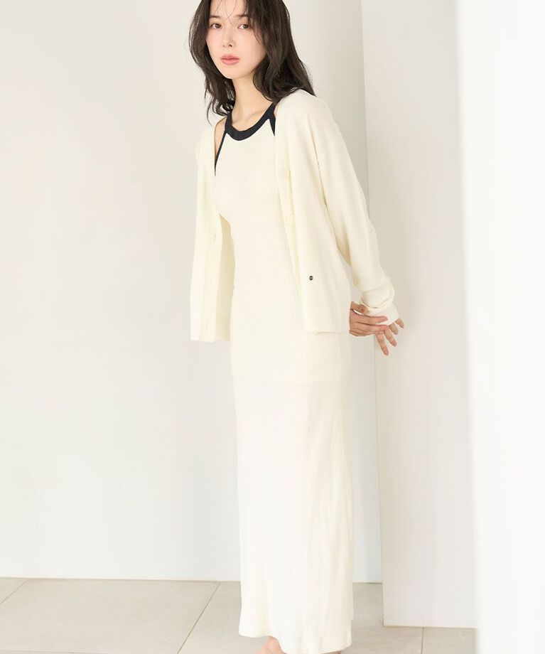 SNIDEL HOME「シンプルカーディガン」|ルームウェア|