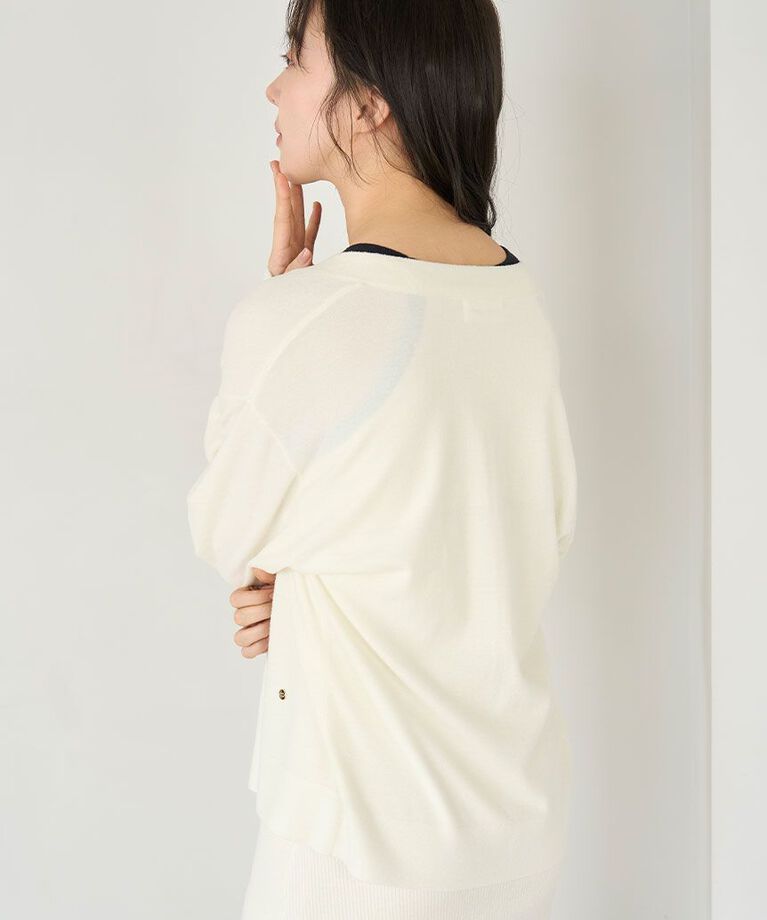 SNIDEL HOME「シンプルカーディガン」|ルームウェア|