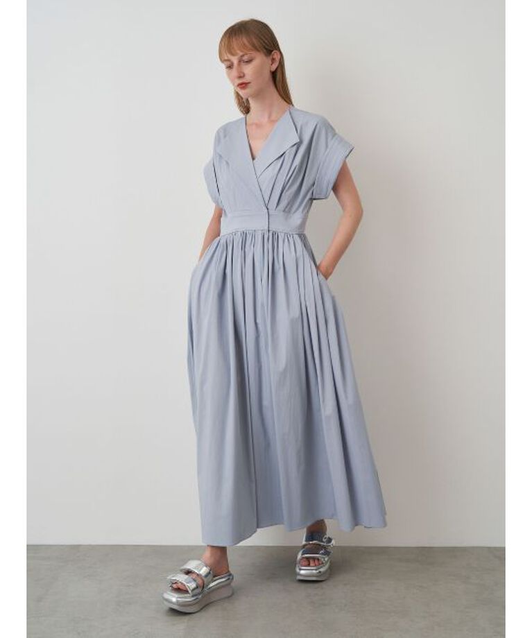 ELENDEEK「OPEN COLLAR SHIRT OP」|ワンピース|