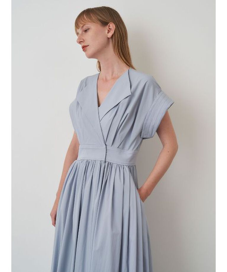 ELENDEEK「OPEN COLLAR SHIRT OP」|ワンピース|