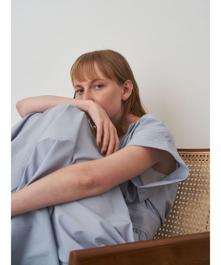 ELENDEEK「OPEN COLLAR SHIRT OP」|ワンピース|