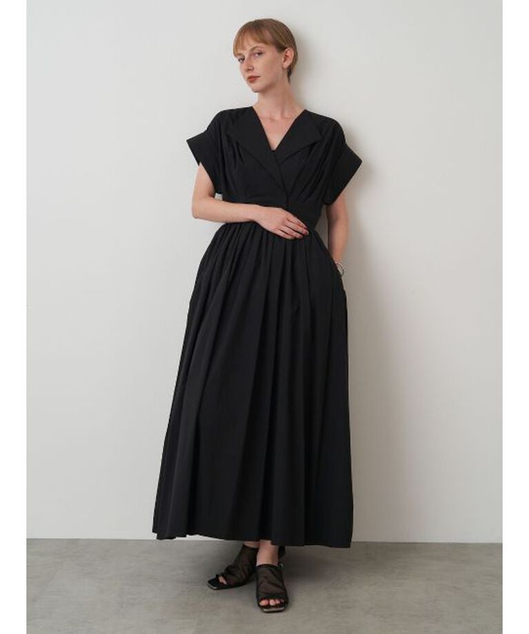 ELENDEEK「OPEN COLLAR SHIRT OP」|ワンピース|