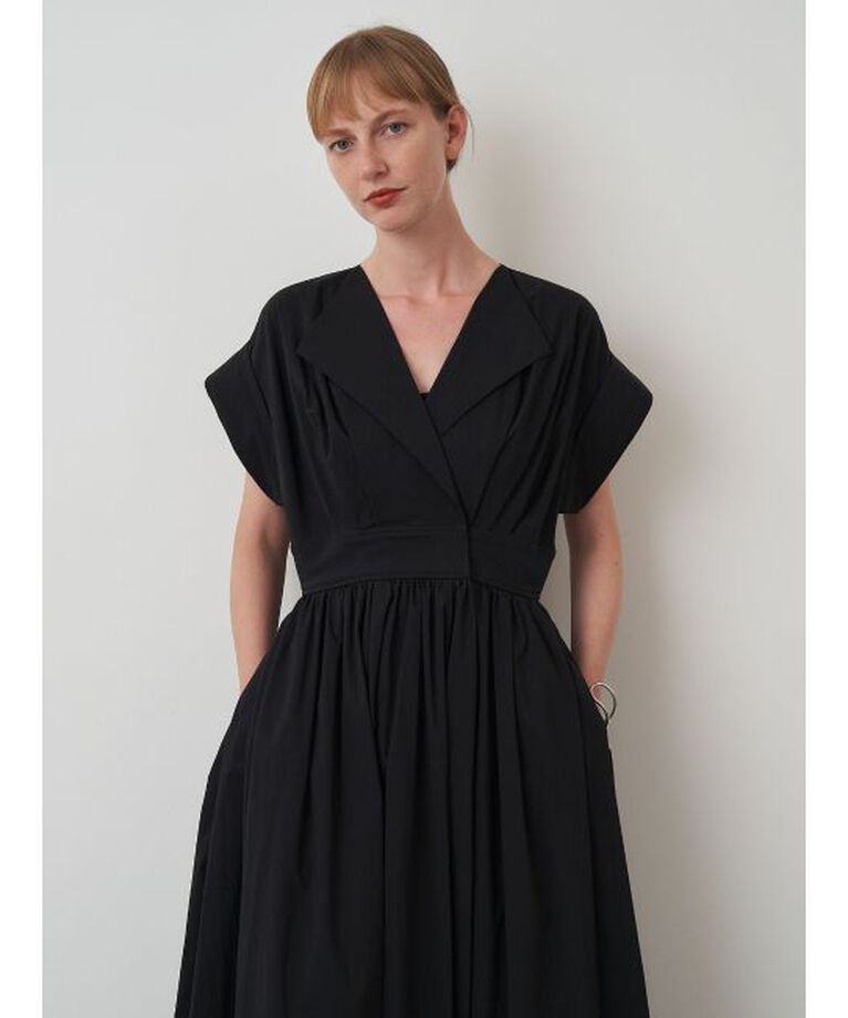 ELENDEEK「OPEN COLLAR SHIRT OP」|ワンピース|