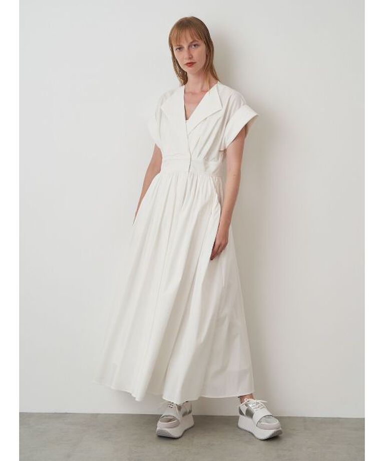 ELENDEEK「OPEN COLLAR SHIRT OP」|ワンピース|