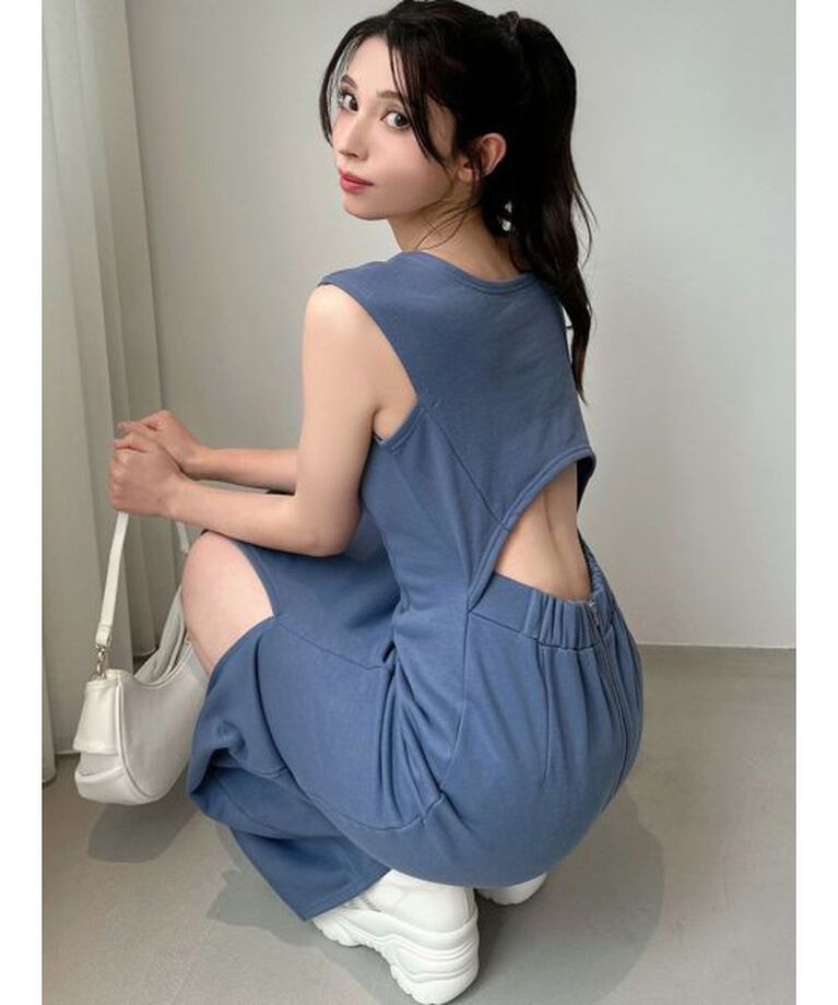 RESEXXY「【WEB限定】バックオープンスリットワンピース」|ワンピース|