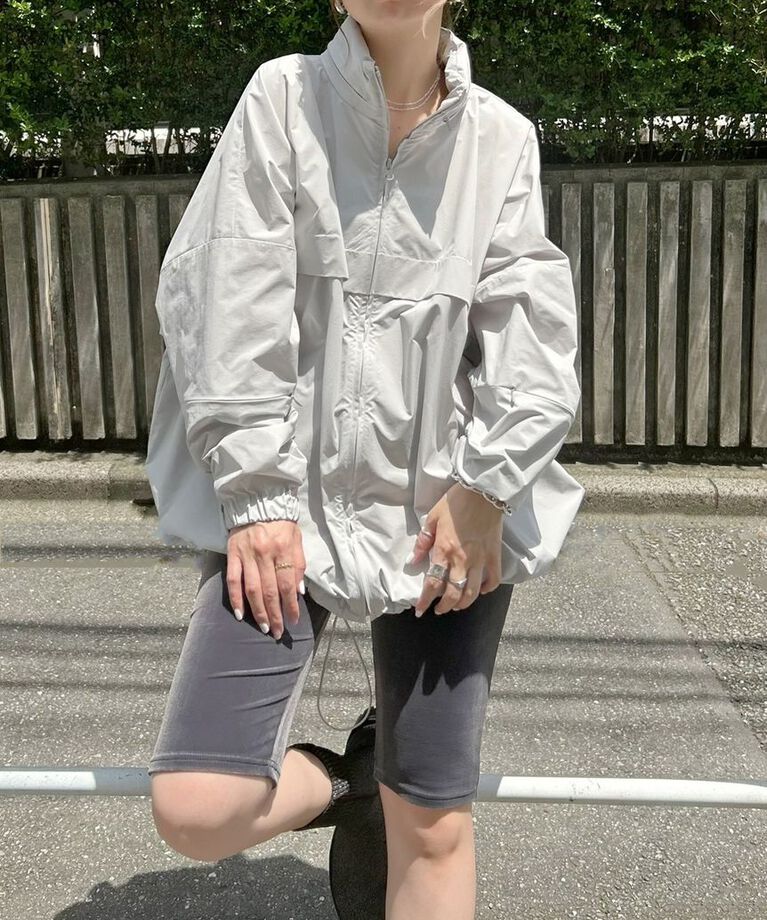 emmi atelier「【ONLINE限定】 撥水パッカブルブルゾン」|ブルゾン・スタジャン|