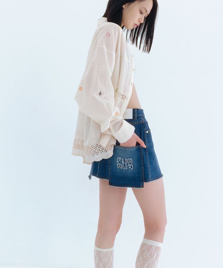 FURFUR「2WAYローライズデニムスカート」|スカート|