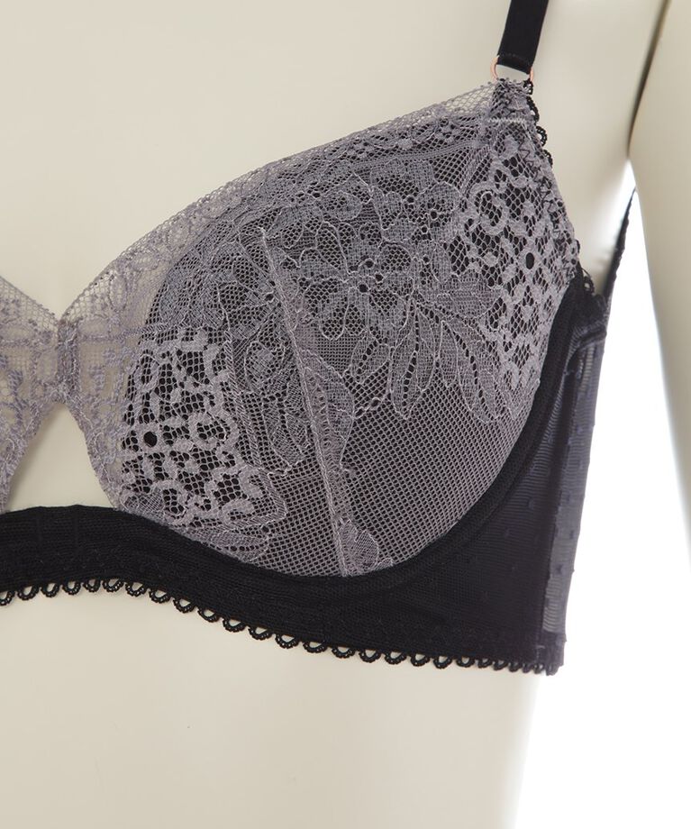 LILY BROWN Lingerie「【LILY BROWN Lingerie】バイカラーレース アンダードレス ブラ」|インナー|