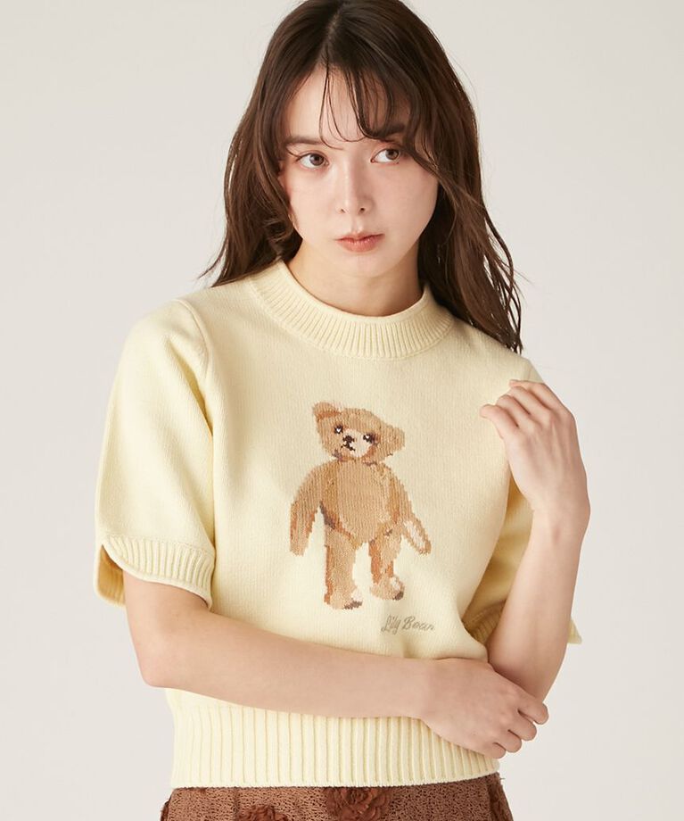 LILY BROWN「【WEB限定カラー】Lily Bearニット」|ニット・セーター|