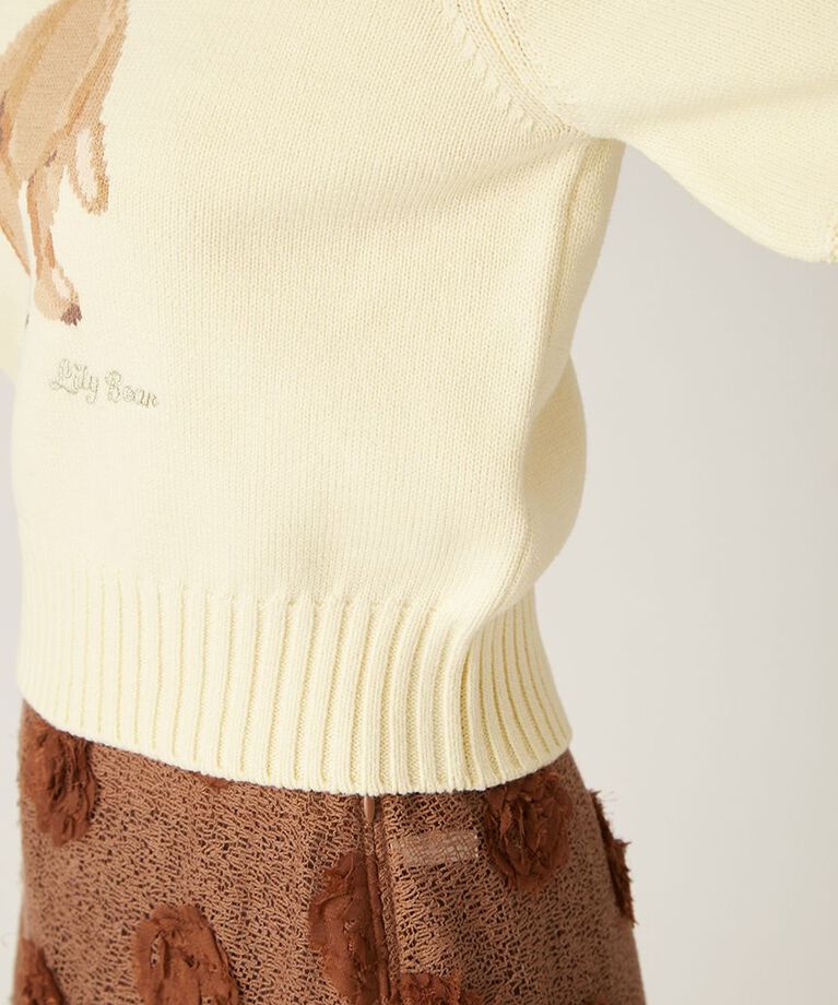 LILY BROWN「【WEB限定カラー】Lily Bearニット」|ニット・セーター|
