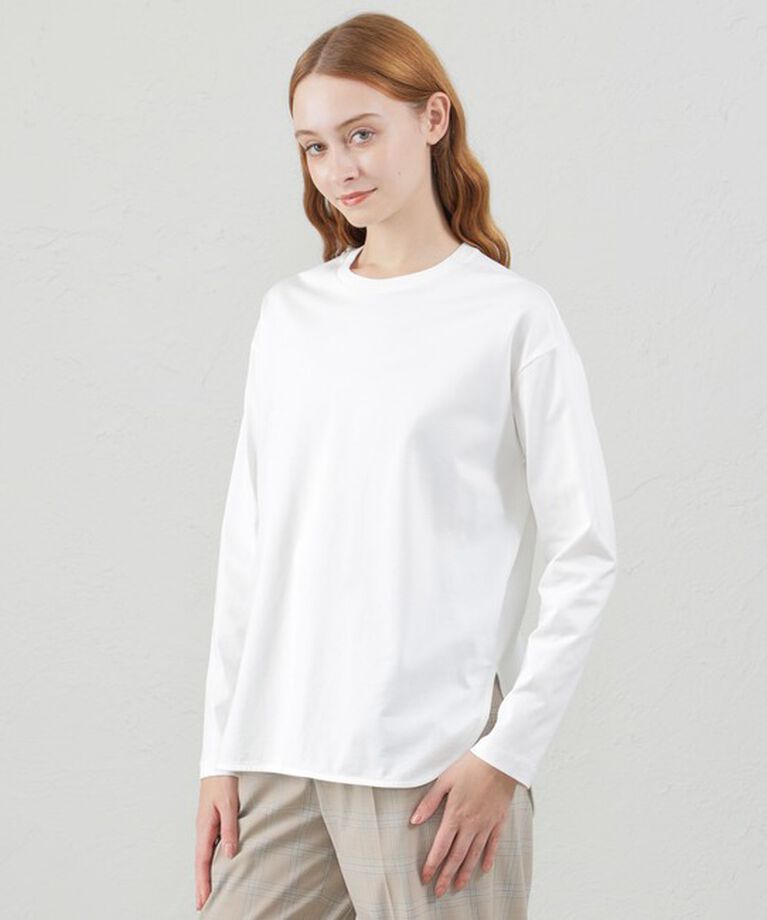 MACKINTOSH PHILOSOPHY「ラウンドヘムカットソー」|Tシャツ・カットソー|オフホワイト