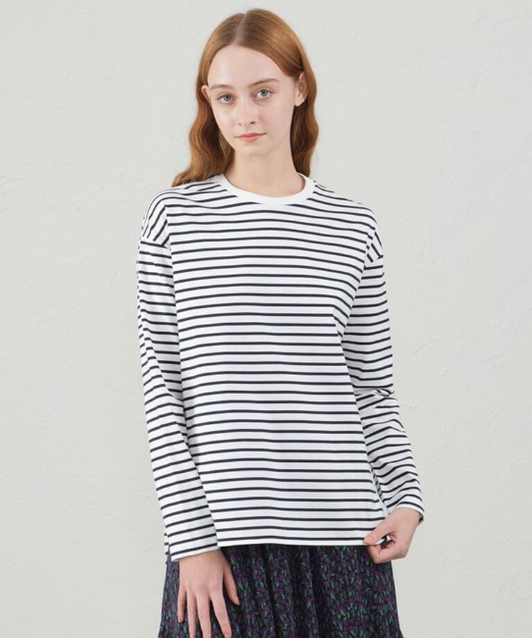 MACKINTOSH PHILOSOPHY「ラウンドヘムカットソー」|Tシャツ・カットソー|ボーダー