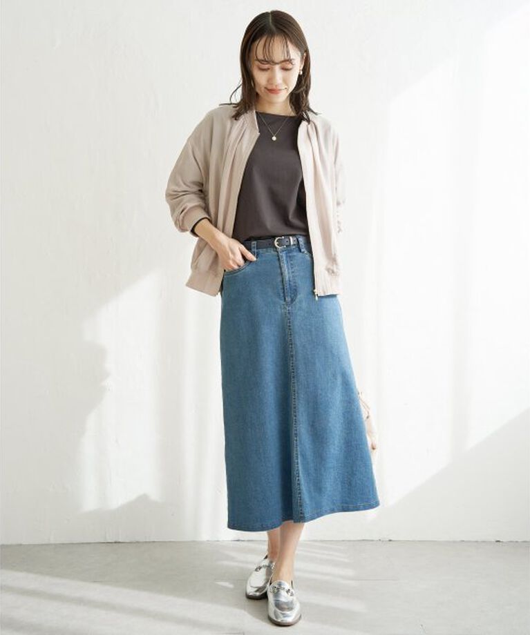 ikka「【雑誌InRed5月号掲載】シアーリブブルゾン」|ブルゾン・スタジャン|