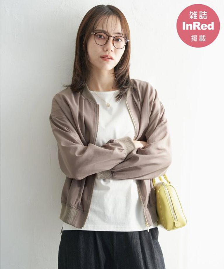 ikka「【雑誌InRed5月号掲載】シアーリブブルゾン」|ブルゾン・スタジャン|コーヒー