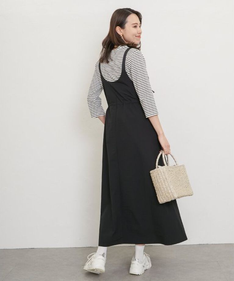 ikka「【2点セット】リップストップカーゴワンピースセット」|ワンピース|