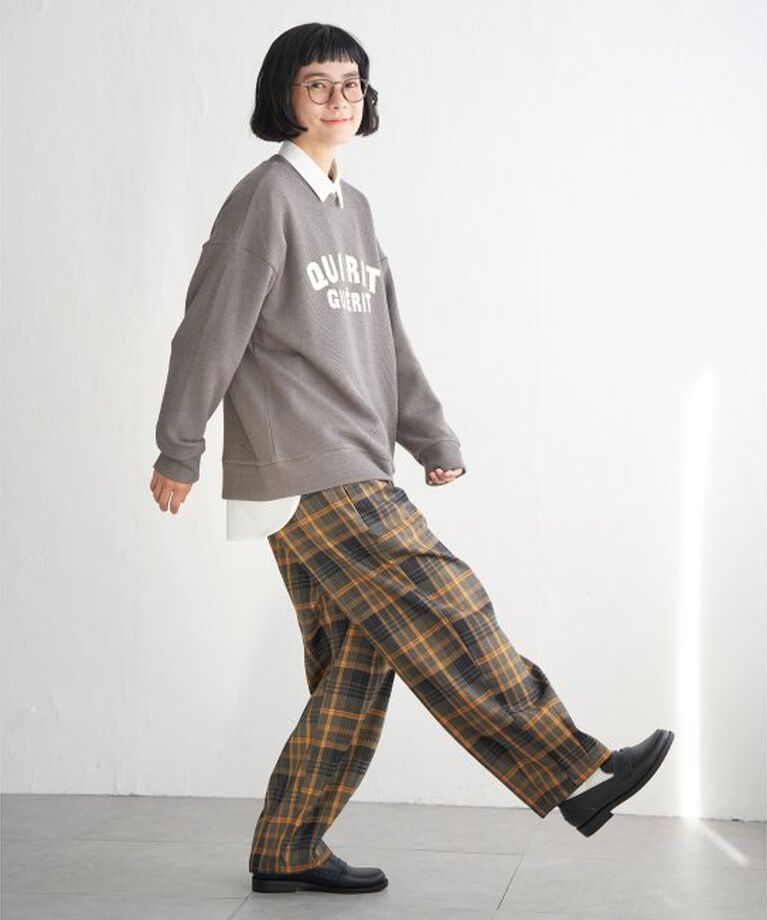 Lbc with Life「ワイドタックカーブパンツ」|その他|