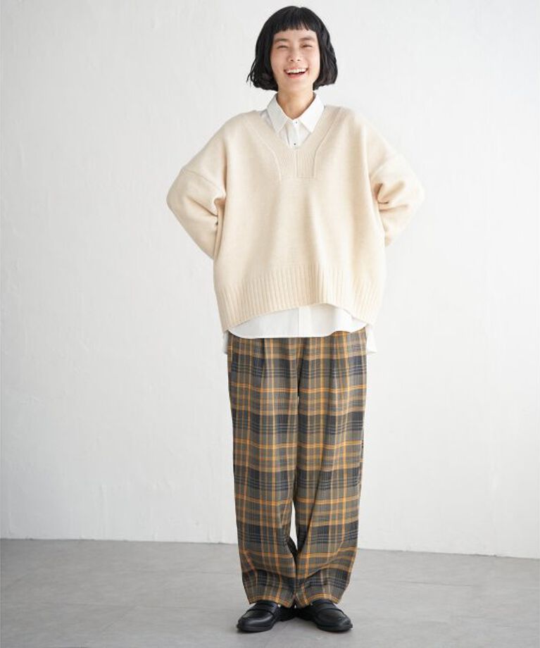Lbc with Life「ワイドタックカーブパンツ」|その他|