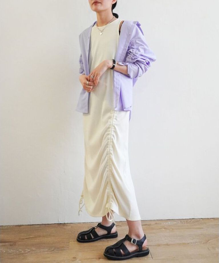 VENCE share style「ブロード袖ギャザーシャツ」|シャツ・ブラウス|