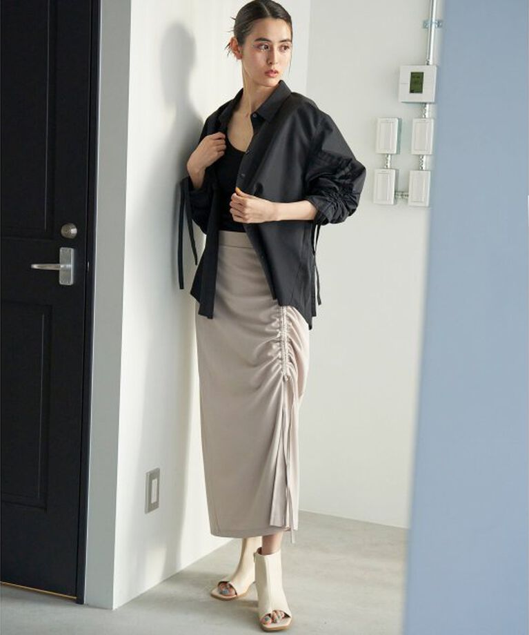 VENCE share style「ブロード袖ギャザーシャツ」|シャツ・ブラウス|