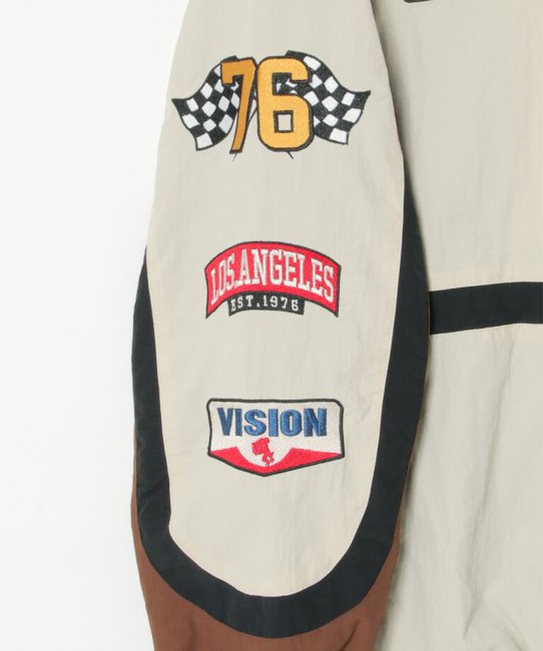 VENCE share style「【ユニセックス】VISION STREET WEAR ヴィジョンストリートウェア スタンドレーシングジャケット」|ブルゾン・スタジャン|
