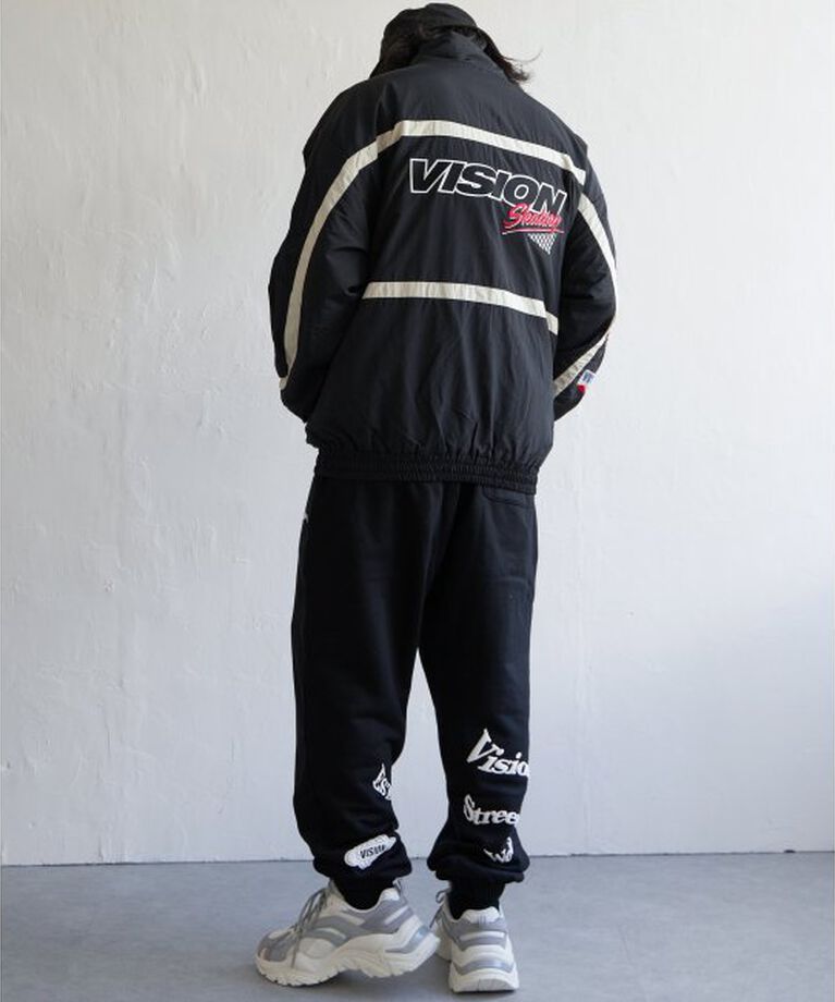 VENCE share style「【ユニセックス】VISION STREET WEAR ヴィジョンストリートウェア スタンドレーシングジャケット」|ブルゾン・スタジャン|
