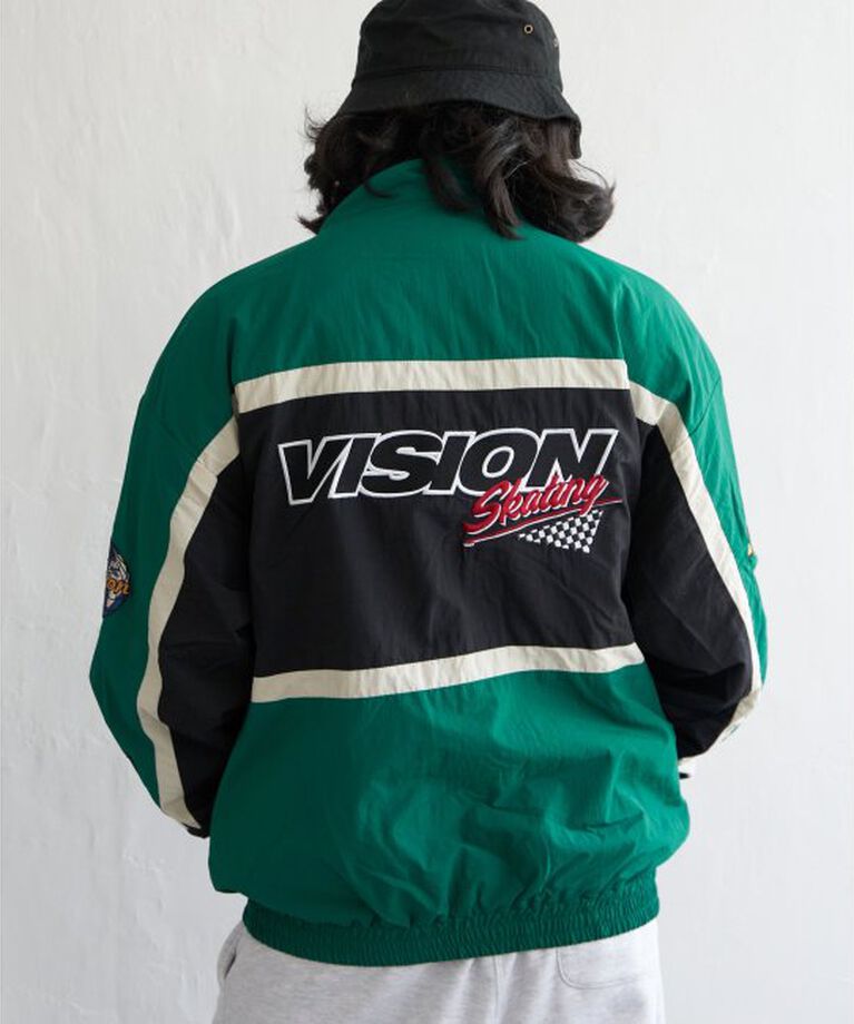 VENCE share style「【ユニセックス】VISION STREET WEAR ヴィジョンストリートウェア スタンドレーシングジャケット」|ブルゾン・スタジャン|