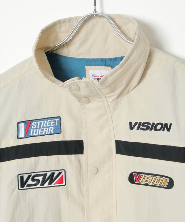 VENCE share style「【ユニセックス】VISION STREET WEAR ヴィジョンストリートウェア スタンドレーシングジャケット」|ブルゾン・スタジャン|