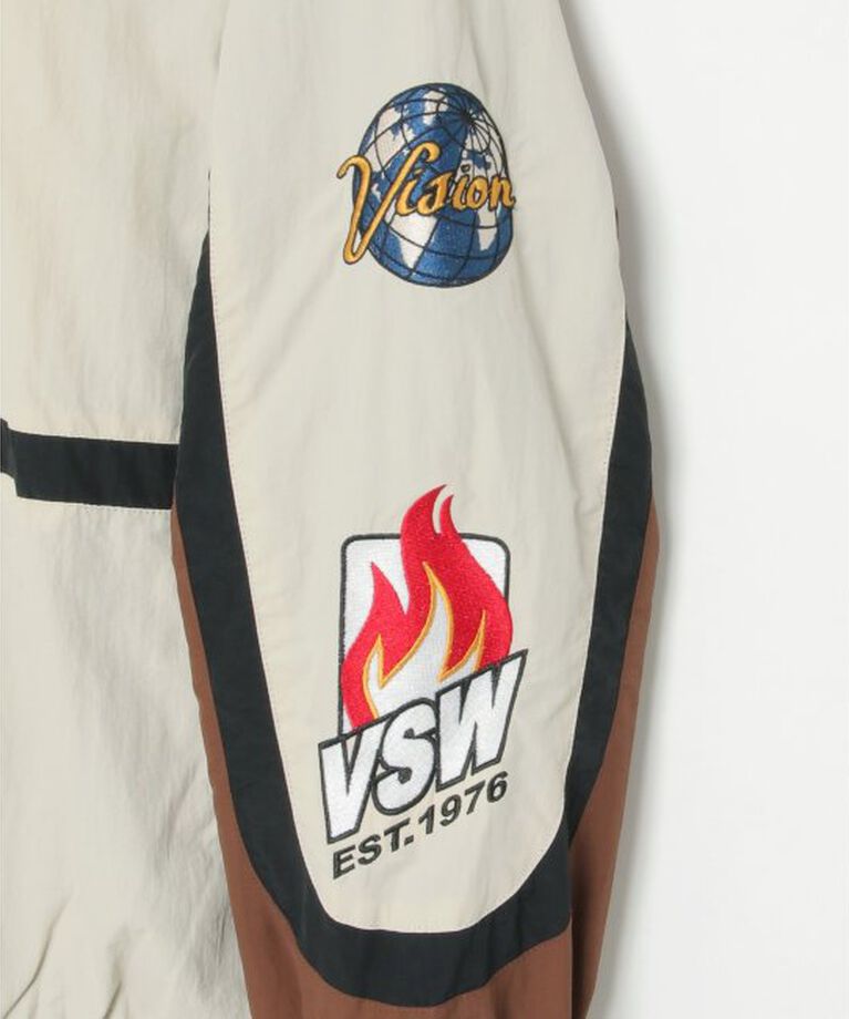 VENCE share style「【ユニセックス】VISION STREET WEAR ヴィジョンストリートウェア スタンドレーシングジャケット」|ブルゾン・スタジャン|