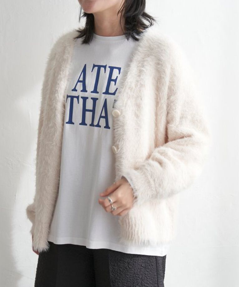 VENCE share style「シャギーニットカーディガン」|カーディガン|