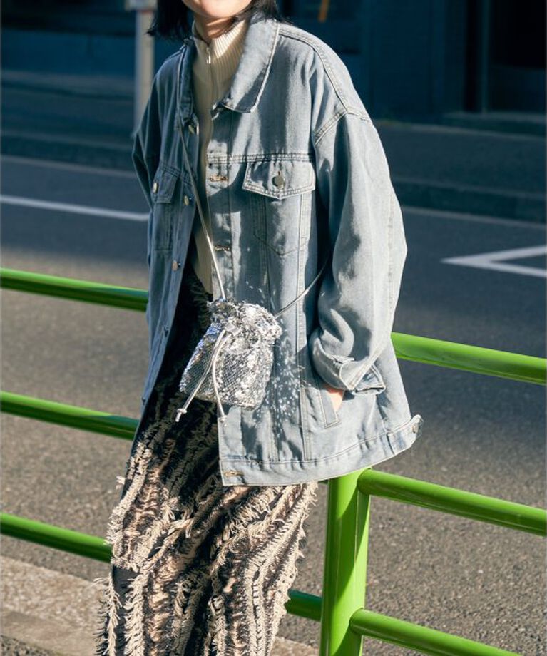 VENCE share style「デニムジャケット」|ブルゾン・スタジャン|