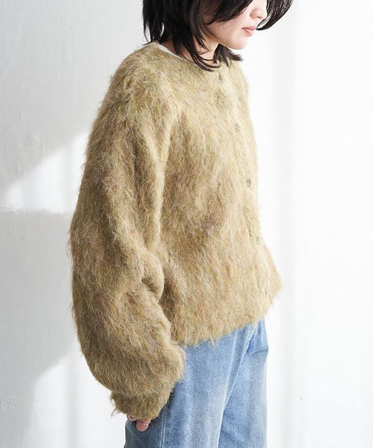 VENCE share style「ブークレーシャギー2WAYカーディガン」|カーディガン|