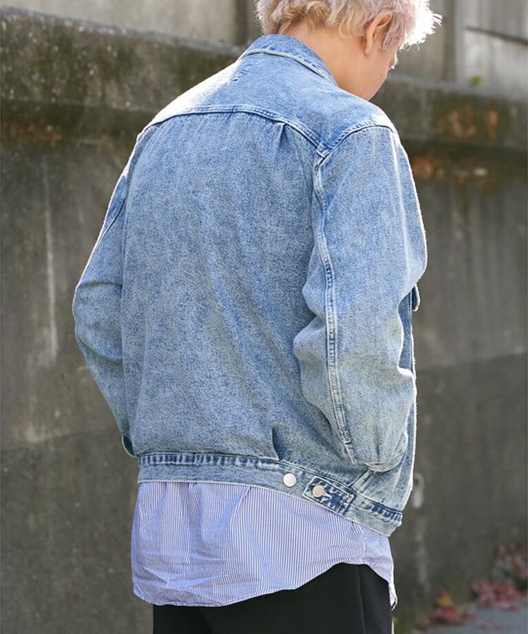 VENCE share style「デニムGジャン」|ブルゾン・スタジャン|